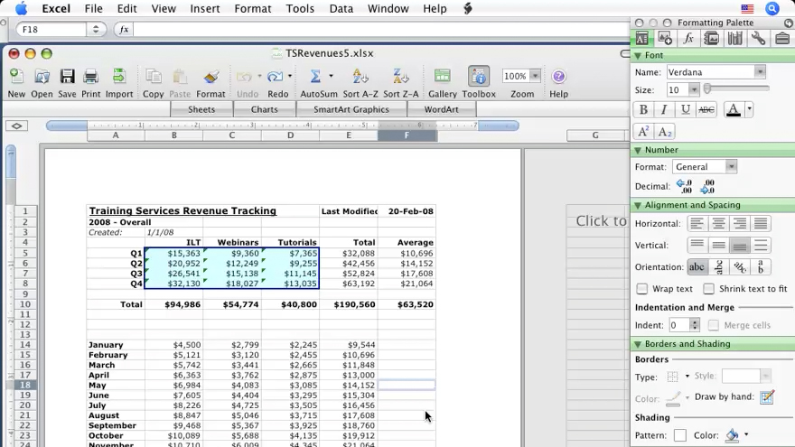 excel for mac 2008